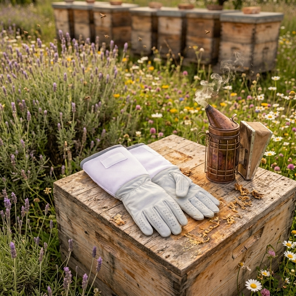 Premium Ventilated Bee Keeping Gloves