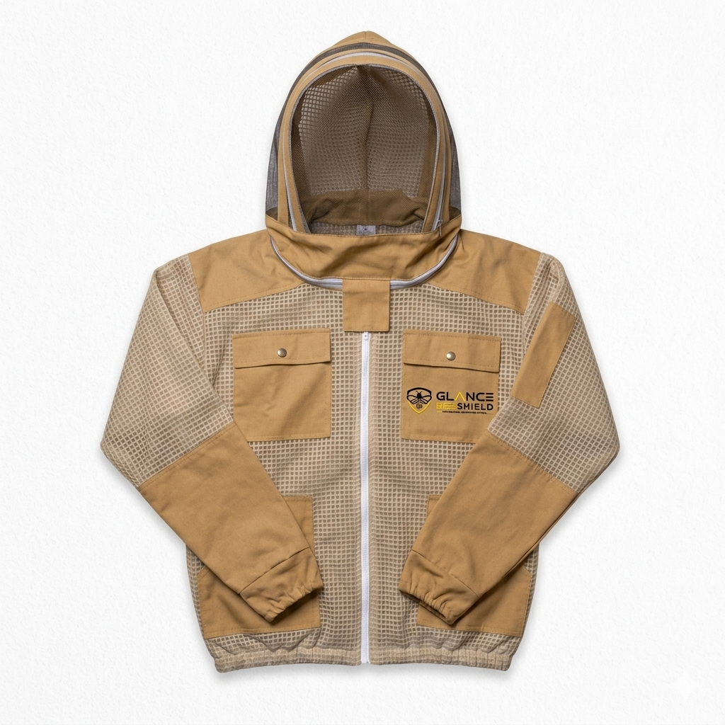 Premium Ventilated Bee Jacket - Khaki Brown