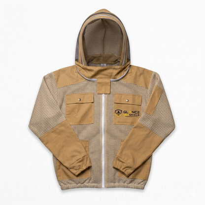 Premium Ventilated Bee Jacket - Khaki Brown
