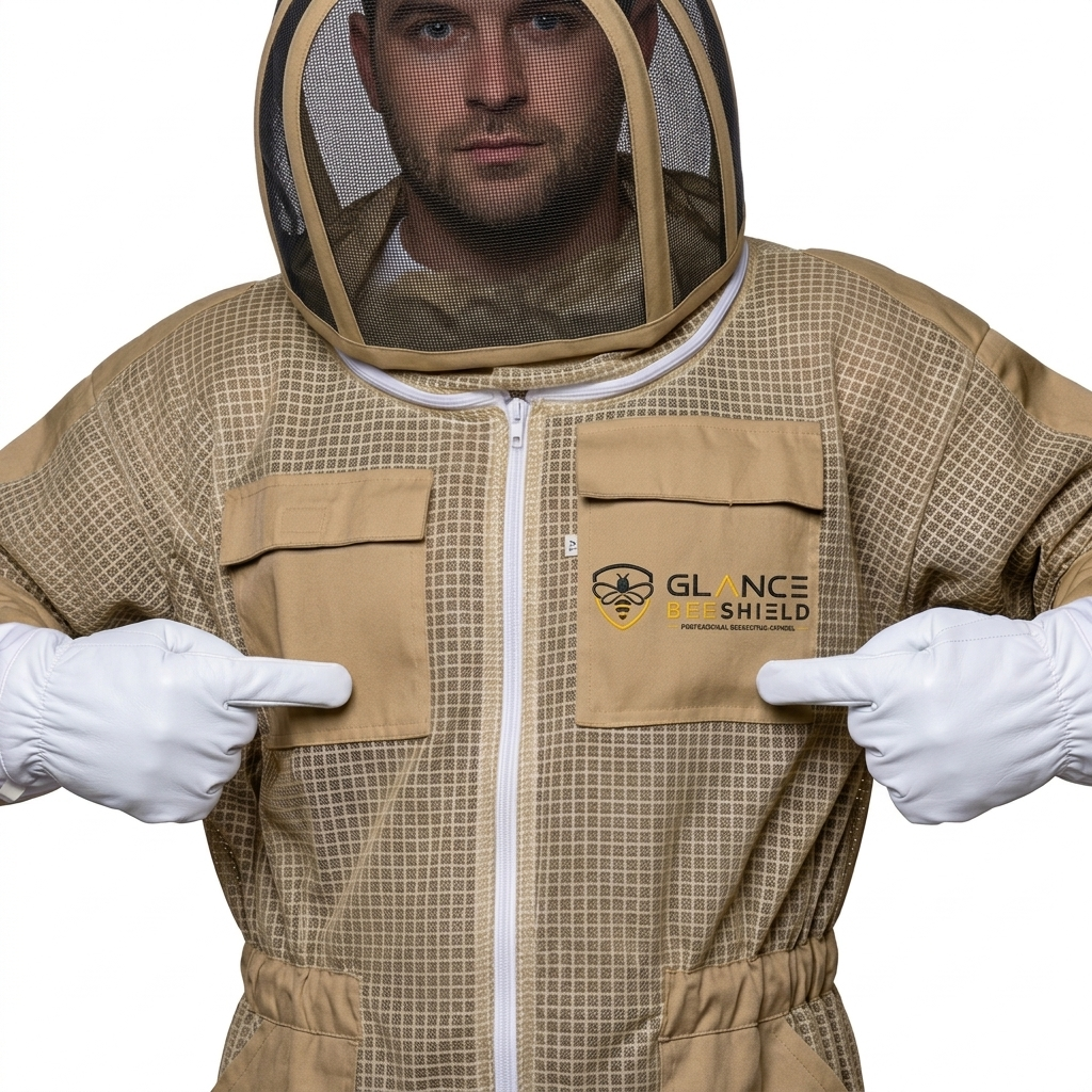 Premium Ventilated Bee Jacket - Khaki Brown