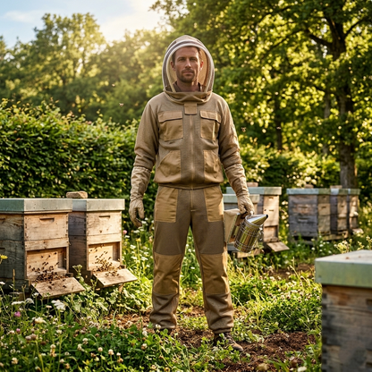 Premium  Ventilated Bee Trouser - Khaki Brown