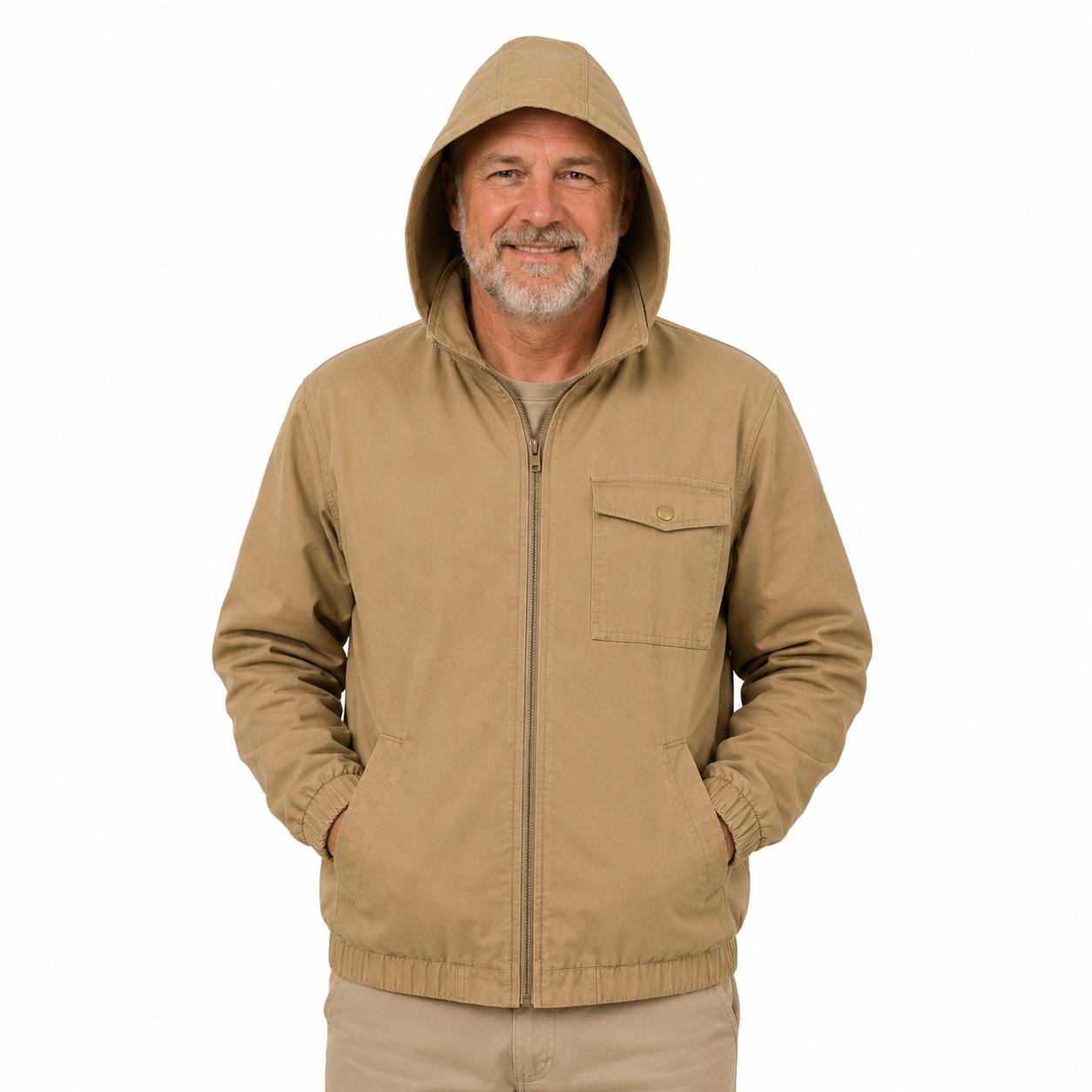 Cotton Bee Keeping Jacket - Khaki Brown