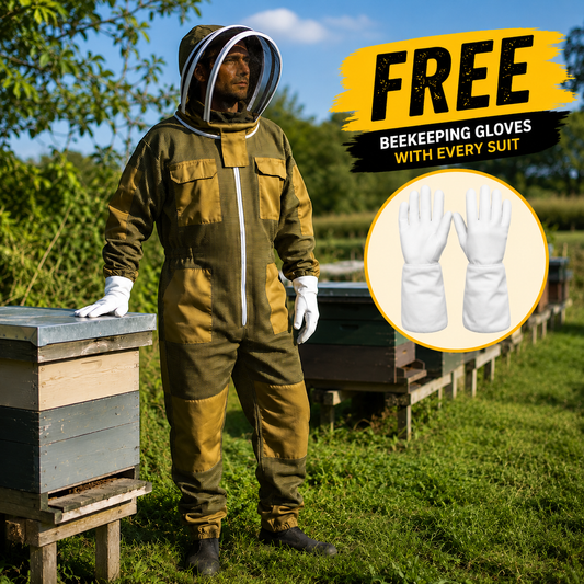 Premium Ventilated Bee Keeping Suit – Khaki Brown