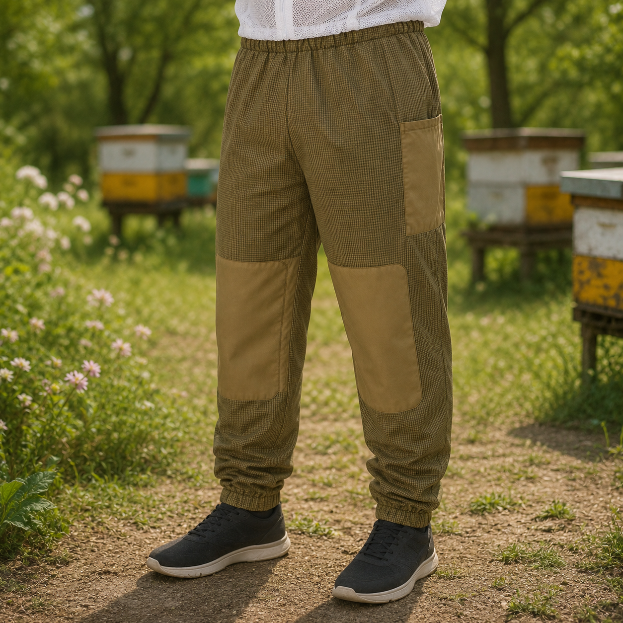 Premium  Ventilated Bee Trouser - Khaki Brown