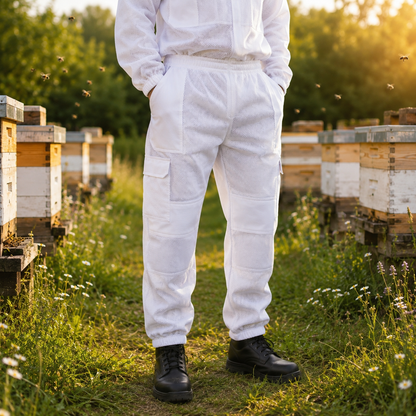 Premium Ventilated Bee Keeping Trouser - White